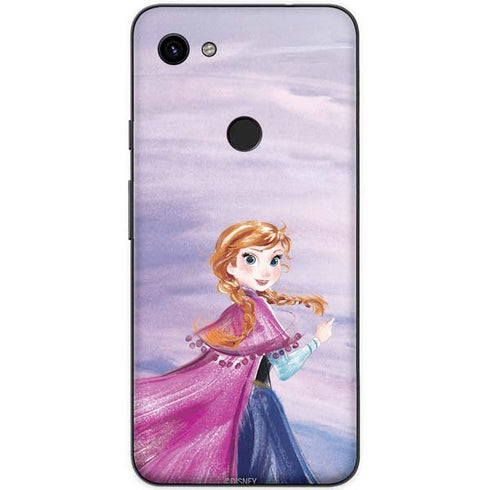 Disney Frozen Anna Sketch Art Google Pixel 3a XL Skin